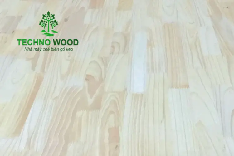 The photo of Pinewood Finger Joint Board arranged for comparison with other types of wood.