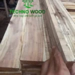 The resilience and flexibility of freshly processed Acacia timber after production.