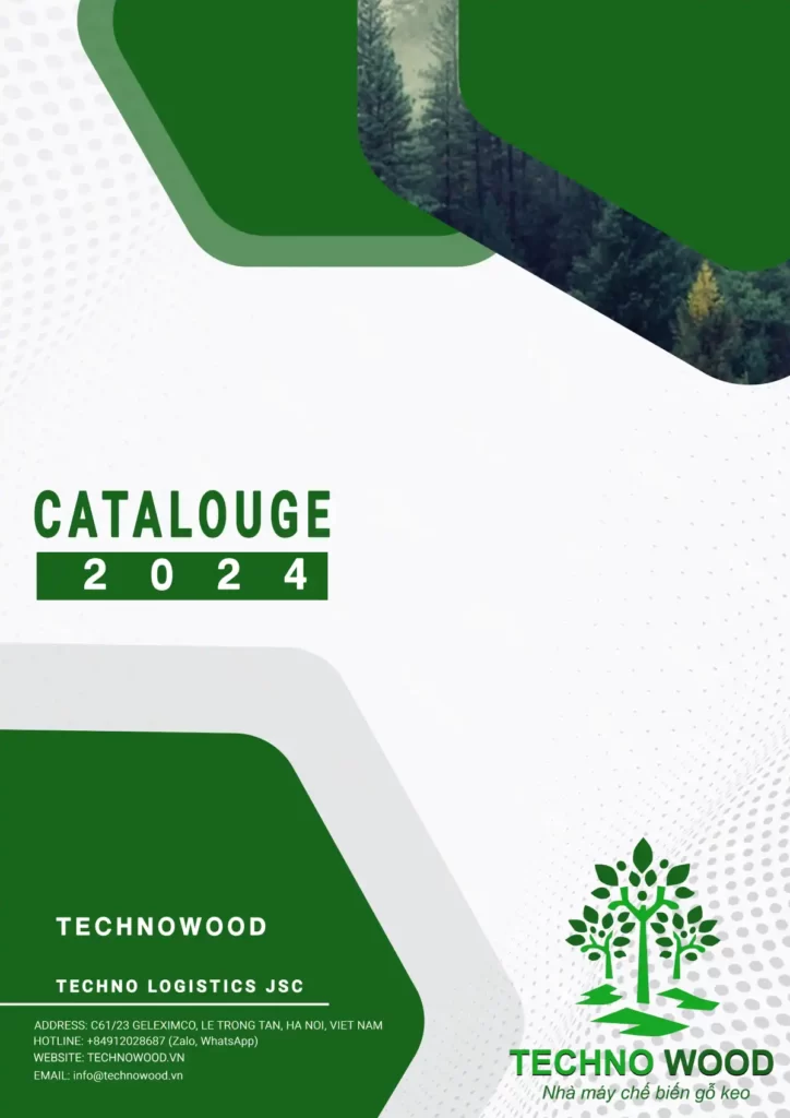 Page 1 of Techno Wood's Catalogue.