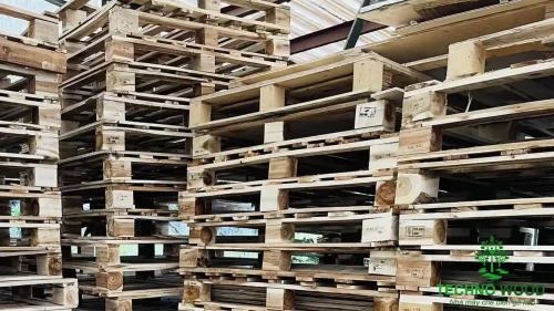 Four-way Acacia Wood Pallets – Image 4 Image 4 - Four-way Acacia Wood Pallets